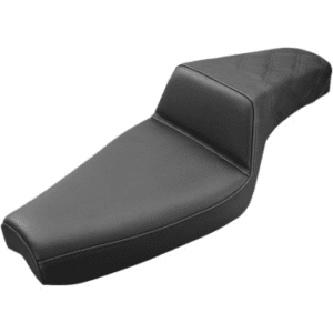 SADDLEMEN Step-Up Seat — Rear Lattice Stitch - Black - XL 879-03-173