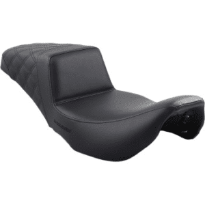 SADDLEMEN Step-Up Seat — Rear Lattice Stitch - Black 897-06-173