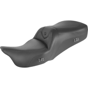 SADDLEMEN Heated RoadSofa™ Seat - Without Backrest - Black W/Black Stitching 897-06-187HCT